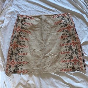 Printed Linen-cotton mini